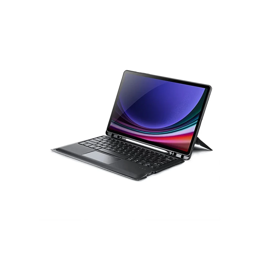 DUX DUCIS Samsung Galaxy Tab S9 + Ayrılabilir Bluetooth Klavye Touchpa
