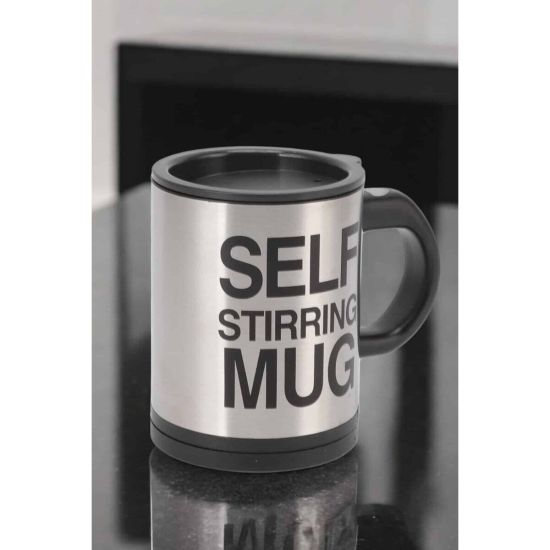 Yazılı Mug Kupa Karıştırıcı Özelliği Ve Paslanmaz Çelik
