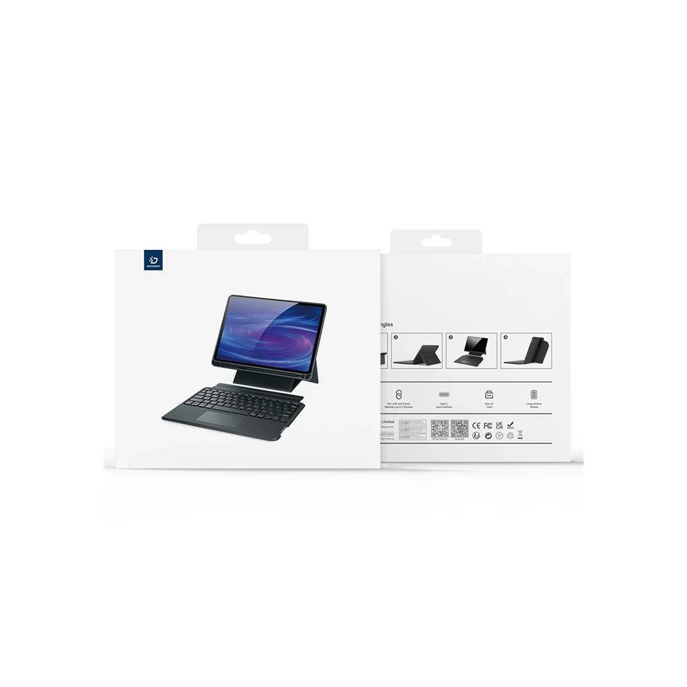DUX DUCIS Samsung Galaxy Tab S9 + Ayrılabilir Bluetooth Klavye Touchpa