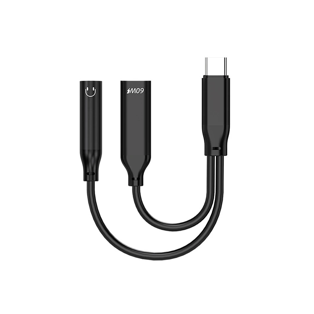 Ally İphone 15 İçin Type-c Şarj + 3.5mm kulaklık 2İn1 Çevirici Adaptör