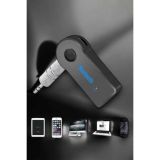 Kablosuz Bluetooth Aux Araç Kiti Siyah Hafıza Kartlı