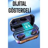 Dijital Göstergeli Bluetooth Bağlantılı Kulaklık Dokunmatik Kontrol