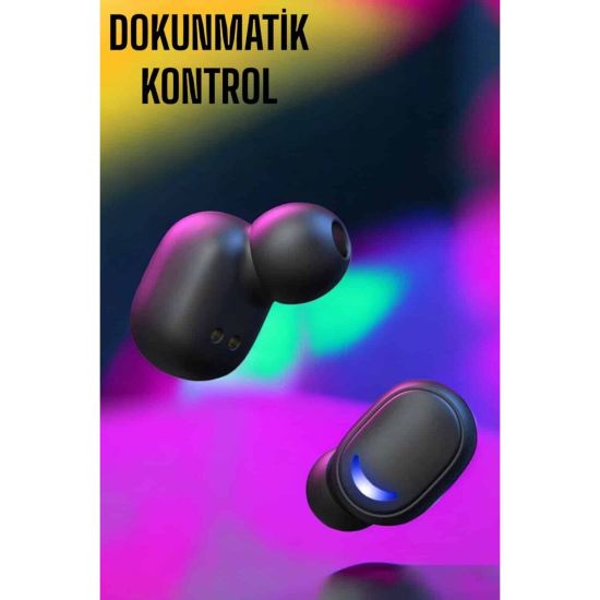 Powerbank Özellikli Kablosuz Bluetooth Kulaklık RGB Işıklı