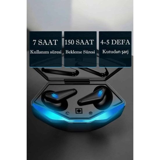 Bluetooth Gamer Oyuncu Kulaklığı ANC Özelliği Yüksek Ses Kaliteli