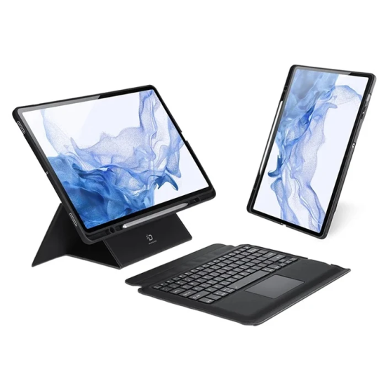 DUX DUCIS Galaxy Tab S8+ / S7+ / S7 FE İçin Ayrılabilir Bluetooth Klav