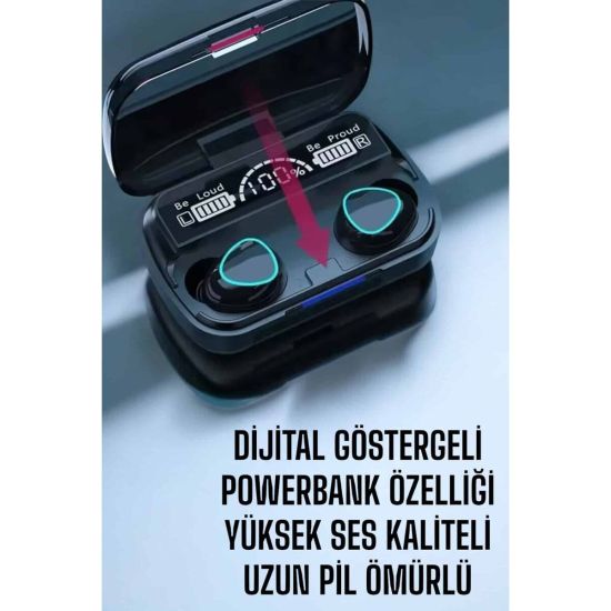 Bluetooth Bağlantılı Suya Dayanıklı Uzun Pil Ömürlü Kablosuz Kulaklık
