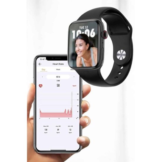 Akıllı Saat Bluetooth Bağlantı ve 24 Saat Sağlık İzleme GPS Arama Ceva