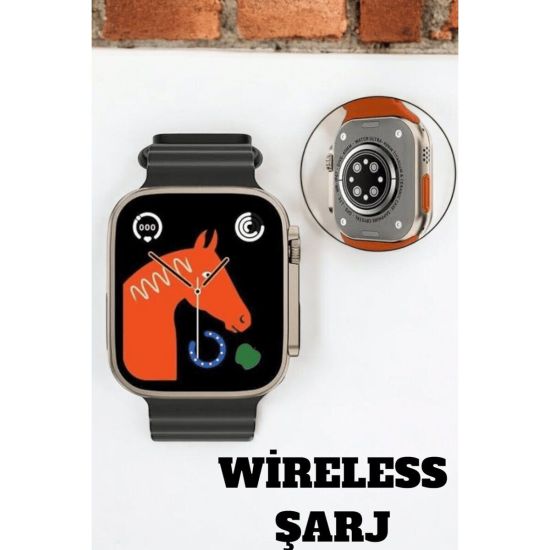 Uyku ve Nabız Takipli Wireless Şarjlı Akıllı Saat Android ve iOS Uyuml