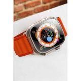 Bluetooth Bağlantılı 49MM Dokunmatik Akıllı Saat Sağlık ve Spor Takip 