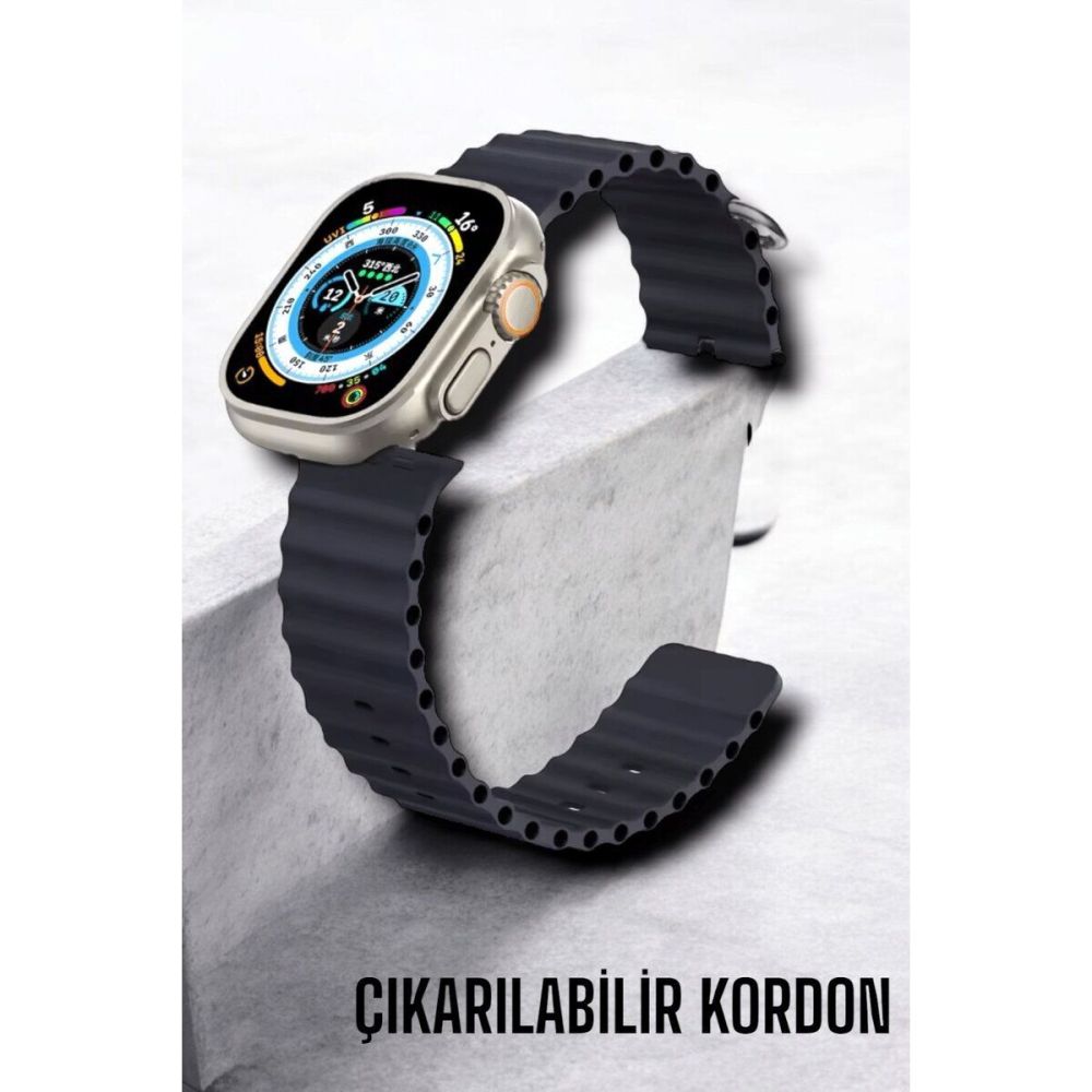 Bluetooth Bağlantılı Nabız Kan Basıncı Oksijen Ölçer Akıllı Saat
