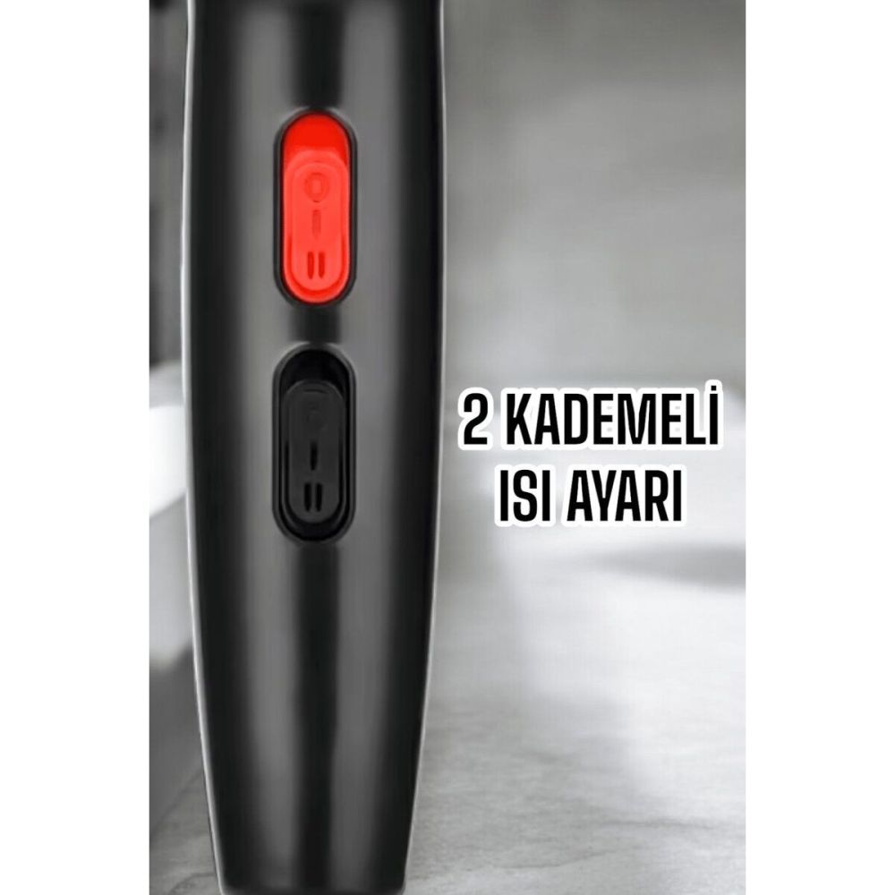 Tüm Saç Tiplerine Uygun İki Kademeli Hız Ayarlı Fön Makinesi