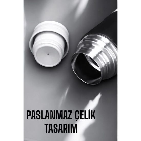 500 ml Kapasiteli Taşınabilir Basınçlı Termos Seti Günlük Kullanım içi