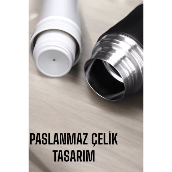 Şık ve Dayanıklı 3 Bardaklı Termos Seti Uzun Süre Isı Koruma Özellikli