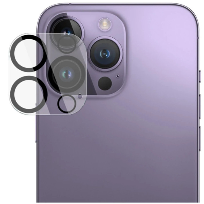Ally iPhone 15 Pro-15 Pro Max Full Tempered Kamera Lens Koruma Camı