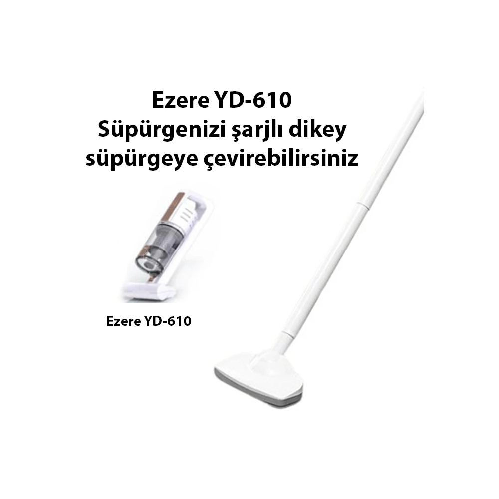 Ezere YD-610 Süpürge için Boru ve Başlık Seti