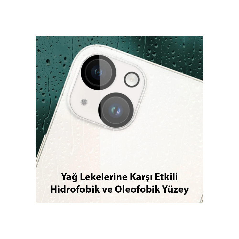 Ally iPhone 15-15 Plus Full Tempered Kamera Lens Koruma Camı