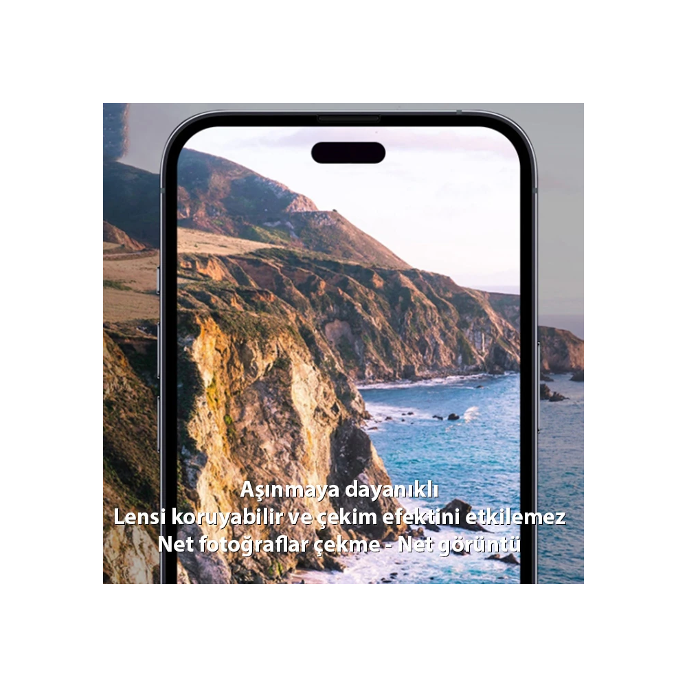 Ally iPhone 15-15 Plus Full Tempered Kamera Lens Koruma Camı
