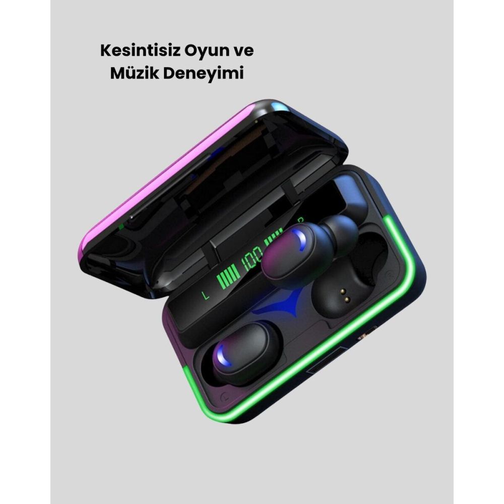 Oyun ve Müzik İçin E10 Bluetooth Kulaklık – 5.1 Bağlantı Uzun Pil Ömrü