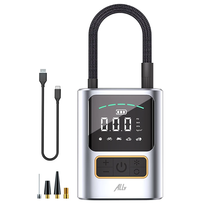 ALLY ST-5528 Dijital Basınç Göstergeli Oto Lastik Şişirme Pompası Hava