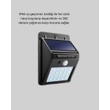 Solar Güçlü LED Dış Mekan Lambası – Güneş Enerjisiyle Şarj Olan Sensör