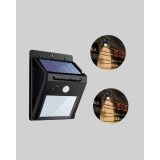Solar Güçlü LED Dış Mekan Lambası – Güneş Enerjisiyle Şarj Olan Sensör