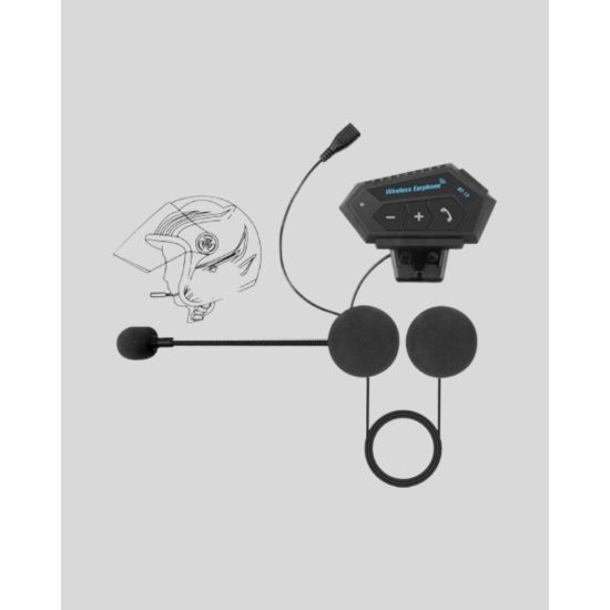 Yeni Nesil Dinleme Ve Konuşma Özellikli Intercom Kask Kulaklığı 5.0 Bl