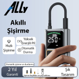 ALLY ST-5528 Dijital Basınç Göstergeli Oto Lastik Şişirme Pompası Hava