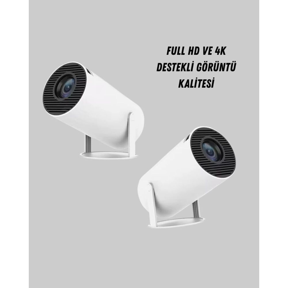 Ultra Pro Full HD ve 4K Destekli 130 İnç Projeksiyon Cihazı