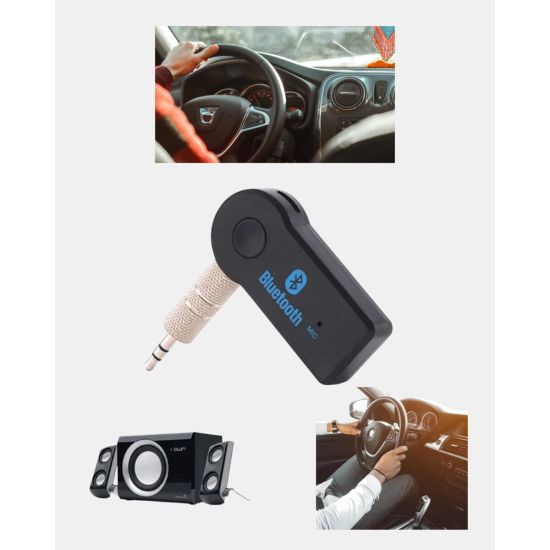 Bluetooth AUX Araç Kiti Eller Serbest Müzik Çalar Dahili Mikrofonlu
