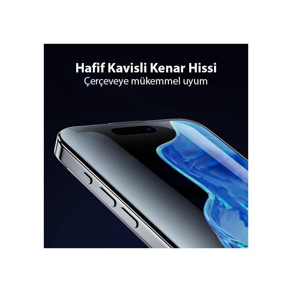 Ally iPhone 15 Pro Full Hd Kırılmaz Cam Ekran Koruyucu