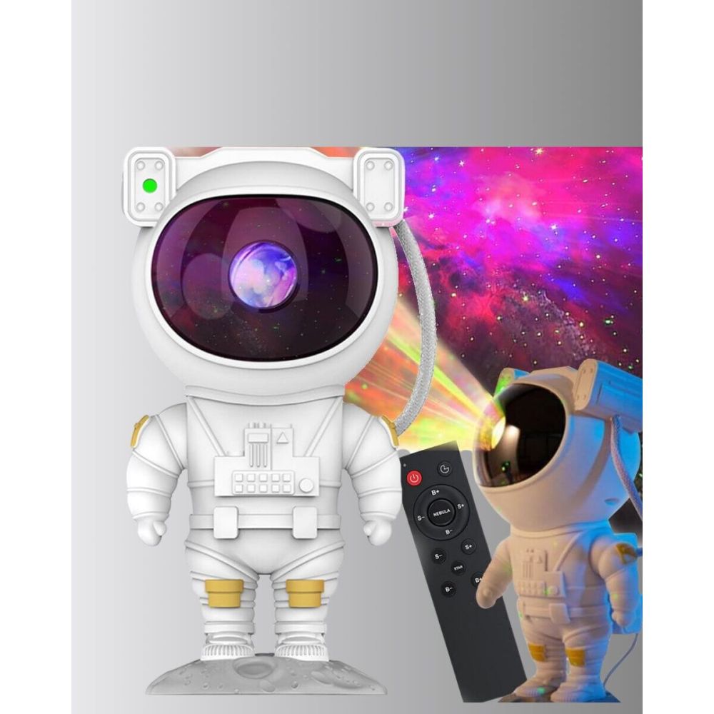 Astronot Yıldız Projeksiyon Lambası 8 Efektli Uzaktan Kumandalı Gece I