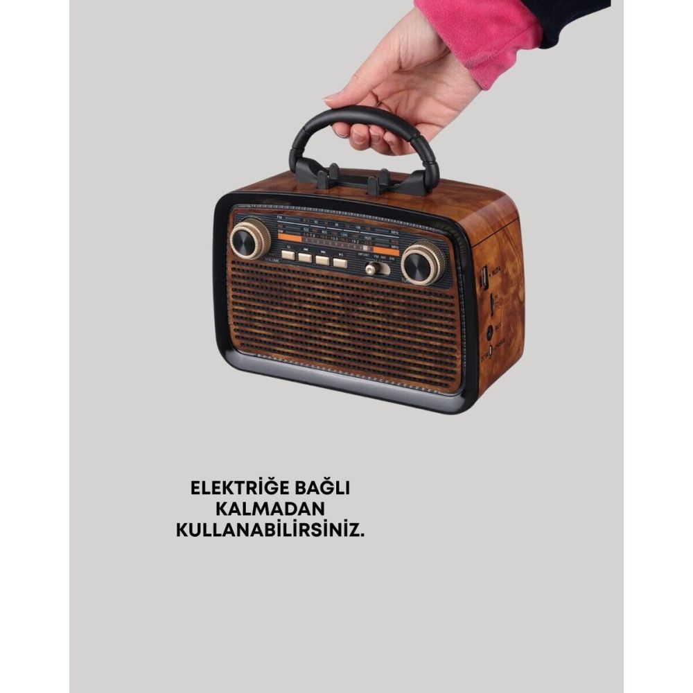 Kablosuz Bluetooth Hoparlör – Yüksek Ses Kalitesi Uzun Pil Ömrü FM ve 