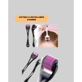 Titanyum Uçlu Derma Roller 540 İğneli 1 mm Gözenek Azaltıcı Akne İzler