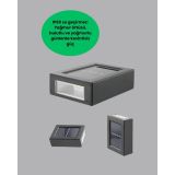 Şeffaf Abajurlu Duvar Tipi Solar Işık