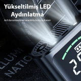 ALLY ST-5528 Dijital Basınç Göstergeli Oto Lastik Şişirme Pompası Hava