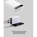 Powerbank 50.000 Mah Dijital Göstergeli Taşınabilir 4 Portlu Hızlı Pow
