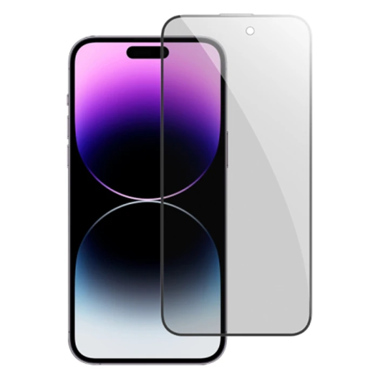 Ally iPhone 14 Pro Privacy Hayalet Full Koruma Tempered Cam Ekran Koru