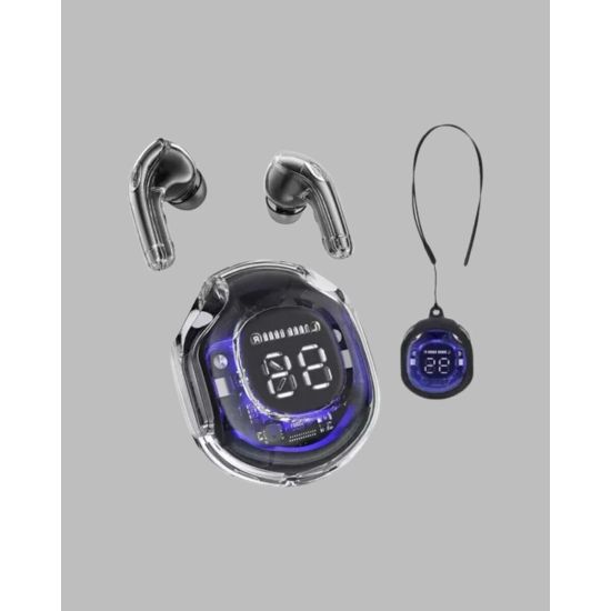 Bluetooth 5.3 Kablosuz Kulaklık 30mm Sürücü LED Ekranlı Mikrofonlu