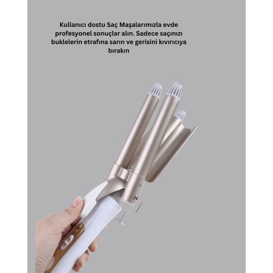 Profesyonel Kullanıma Uygun Bukle Maşası