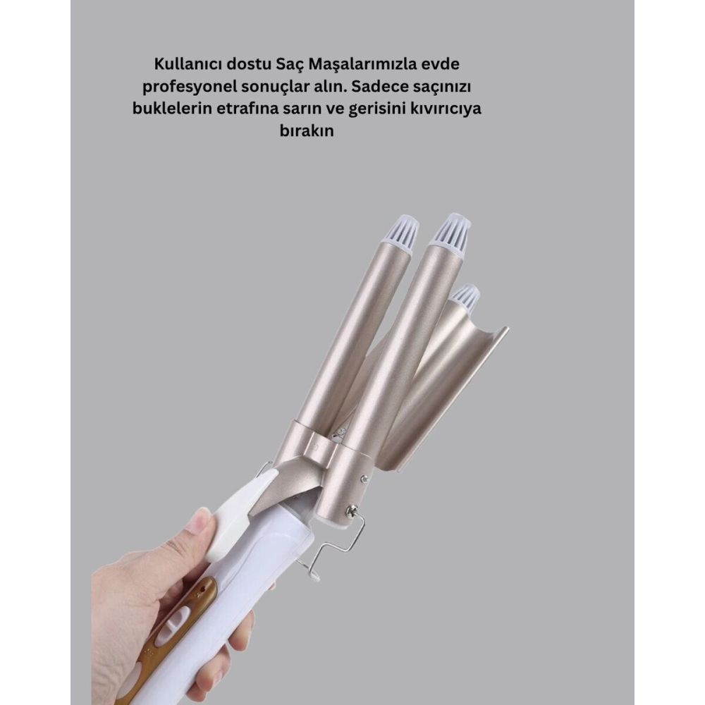 Profesyonel Kullanıma Uygun Bukle Maşası