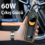 ALLY ST-5520 Dijital Basınç Göstergeli Oto Lastik Şişirme Pompası Hava