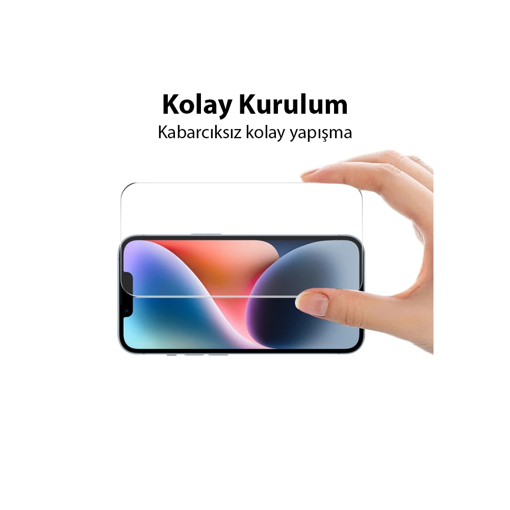 Ally iPhone 15 Plus Full HD Tempered Kırılmaz Cam Ekran Koruyucu
