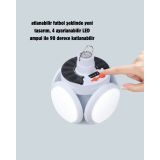 Güneş Enerjili USB Şarj Edilebilir 5 Modlu Katlanabilir LED Kamp Işığı