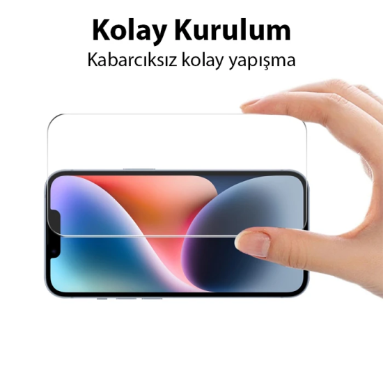 Ally iPhone 15 Full HD Tempered Kırılmaz Cam Ekran Koruyucu