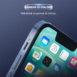 ALLY iPhone 15 Pro Hidrojel Hayalet Yan Alt Üst Kaplama Koruyucu Film