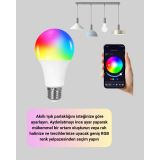 RGBW Teknolojili Akıllı LED Ampul Zamanlayıcılı