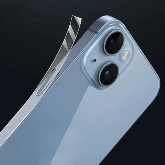 ALLY iPhone 15 Hidrojel Hayalet Yan Alt Üst Kaplama Koruyucu Film