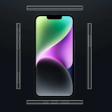 ALLY iPhone 15 Hidrojel Hayalet Yan Alt Üst Kaplama Koruyucu Film