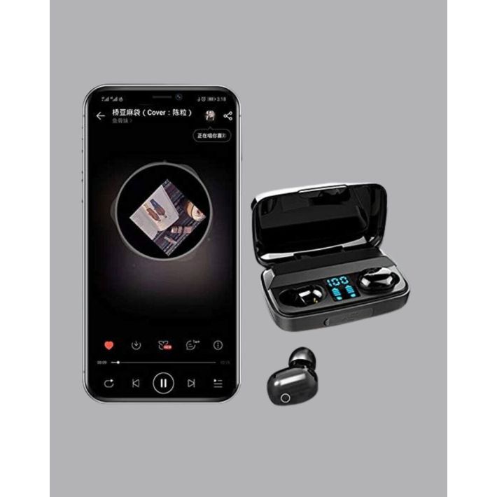 A10s Kablosuz Bluetooth Kulaklık – 1800mAh Powerbank Otomatik Eşleşme 