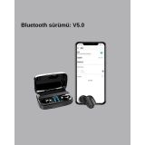 A10s Kablosuz Bluetooth Kulaklık – 1800mAh Powerbank Otomatik Eşleşme 